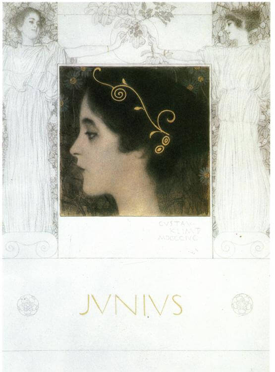 Junius, 1896 by Gustav Klimt
