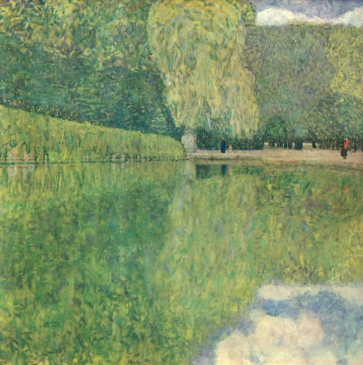 Park of Schönbrunn, 1916 by Gustav Klimt