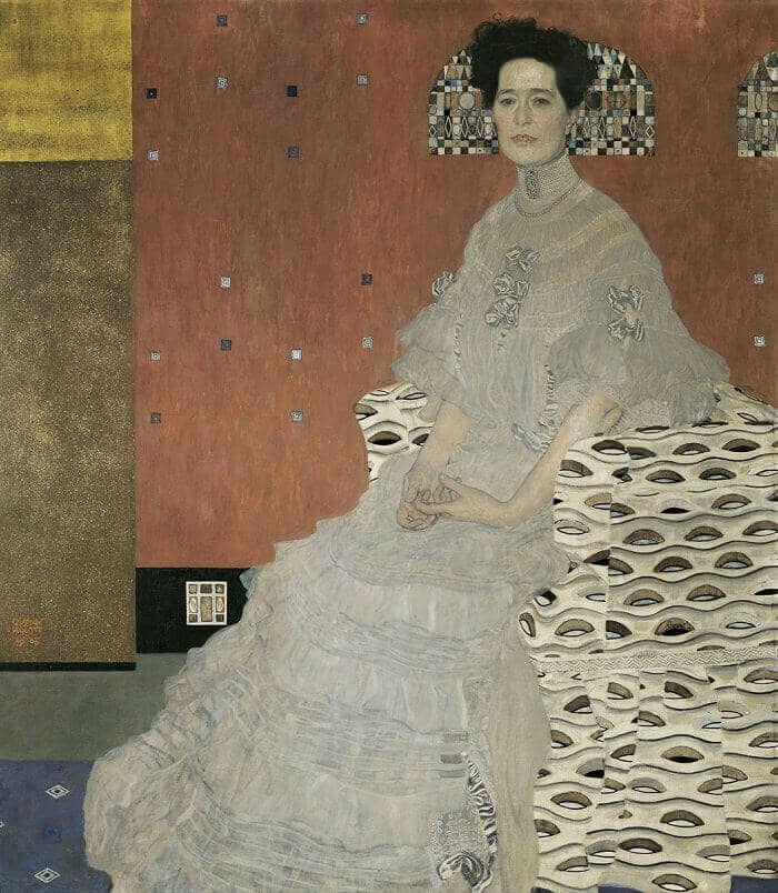 Portrait of Fritza Riedler, 1906 by Gustav Klimt