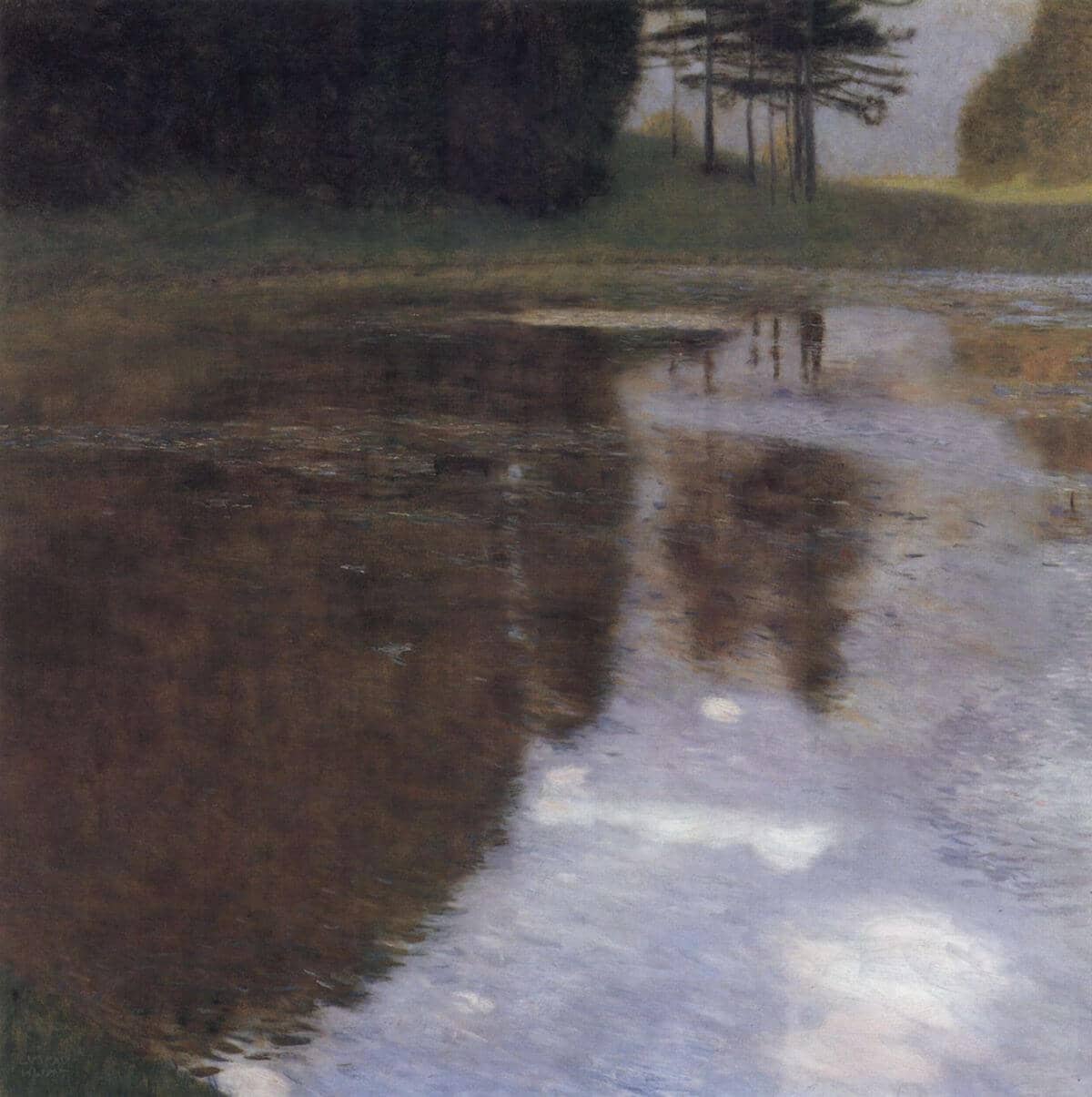 Quiet pond in the park of Appeal, 1899 by Gustav Klimt