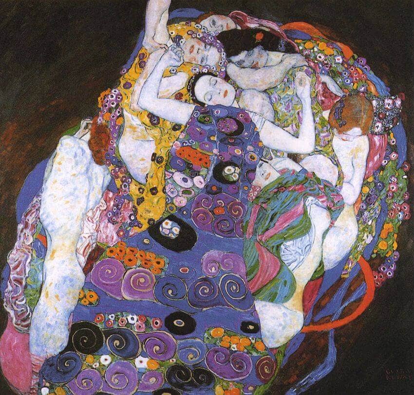 The Maiden by Gustav Klimt
