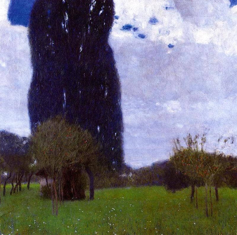 The Tall Poplar Trees II, 1900 by Gustav Klimt