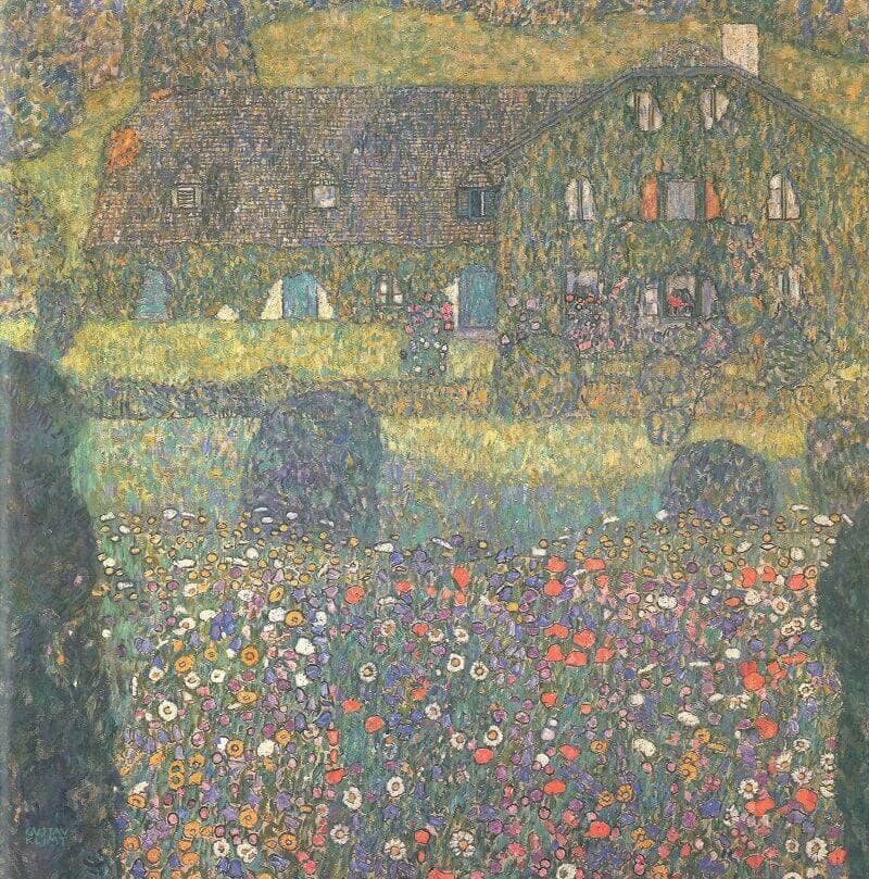 Villa on Attersee, 1914 by Gustav Klimt